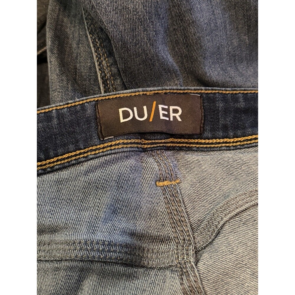 DUER Performance Denim Organic Cotton Jeans Mens 40x32 -Actual 40 X29 Relaxed - Picture 6 of 10